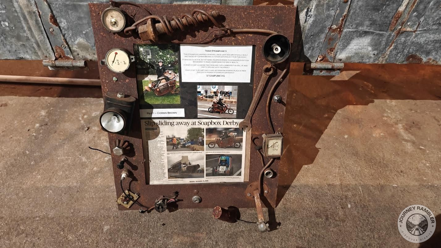 slips sliding away at soapbox derby
