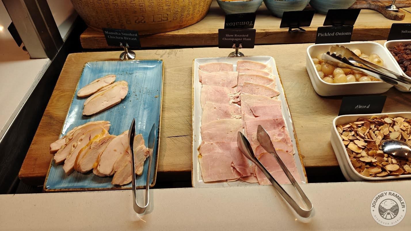 slow roasted ham and smoked chicken breast