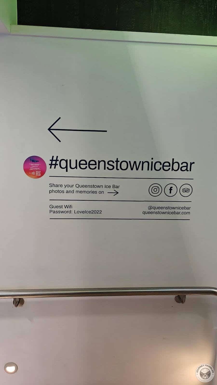 social media page for the Queenstown Ice Bar
