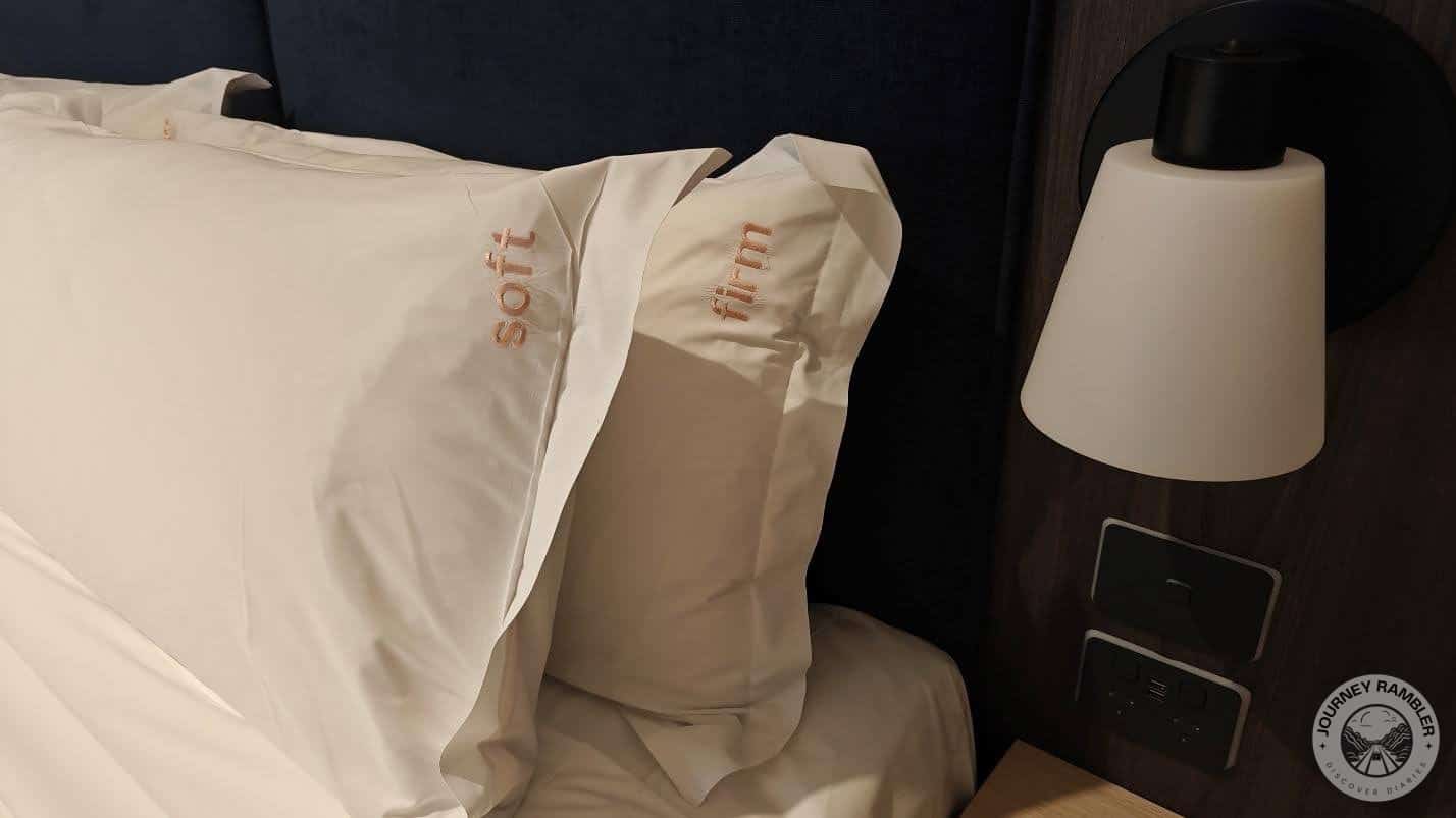 soft and firm pillows