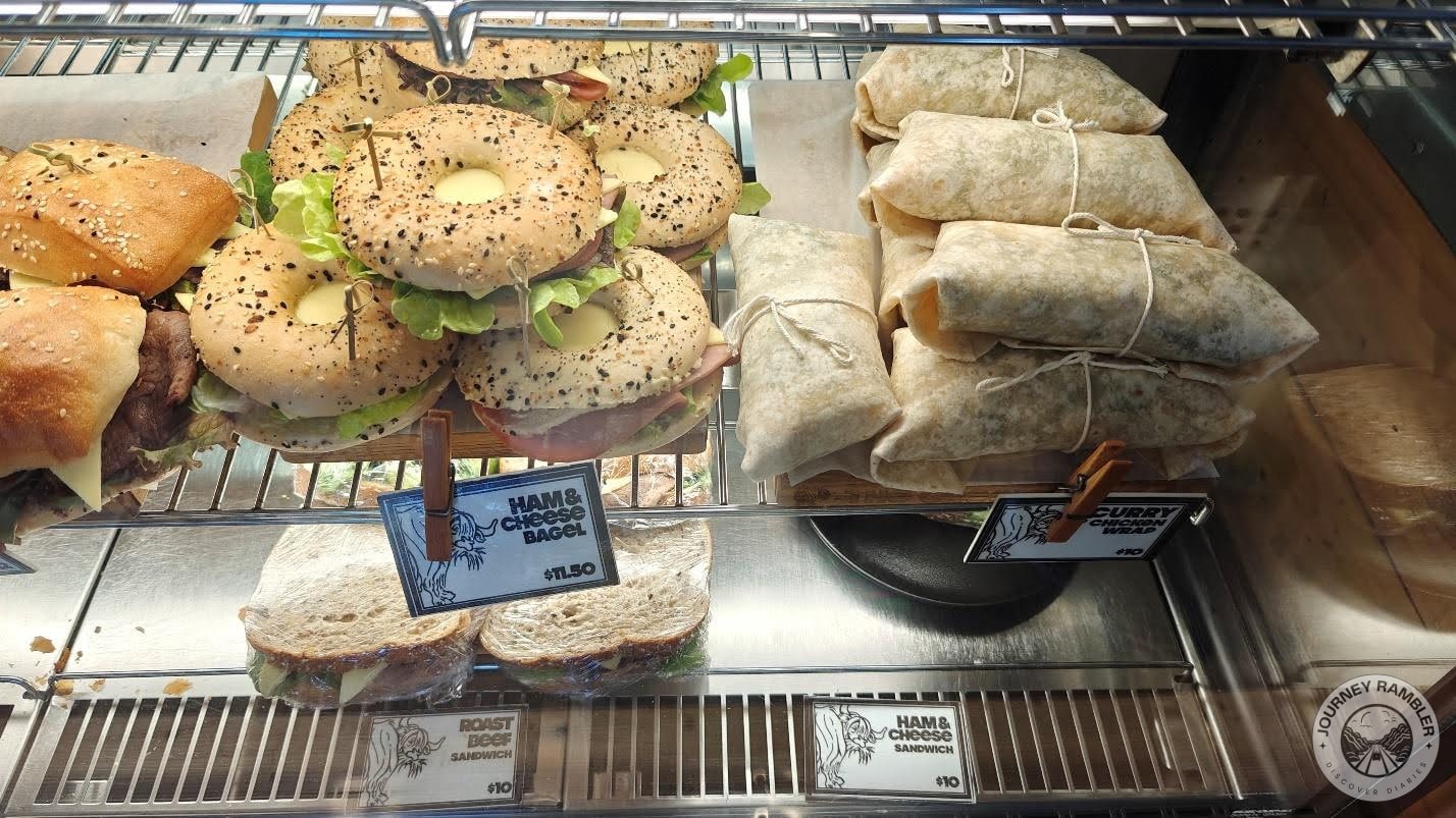 some curry chicken wraps