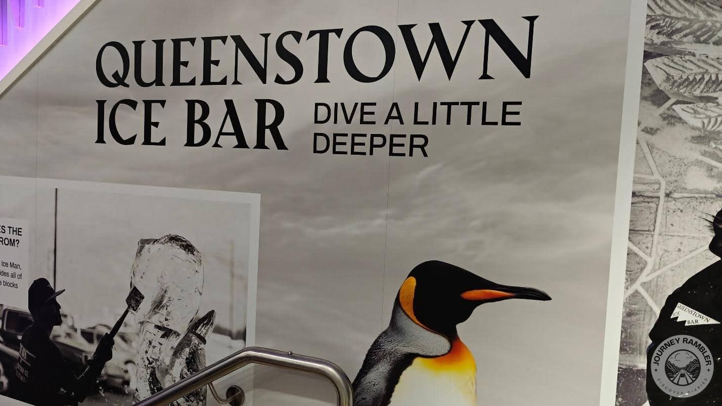 some extra information about the ice bar at the entrance