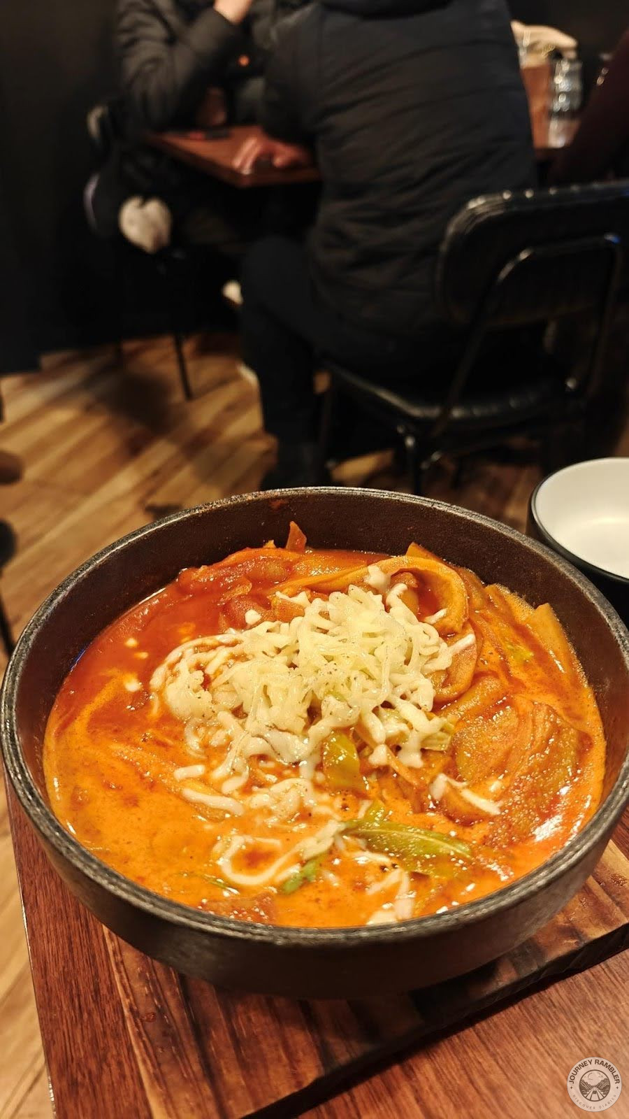 spicy creamy rice cake