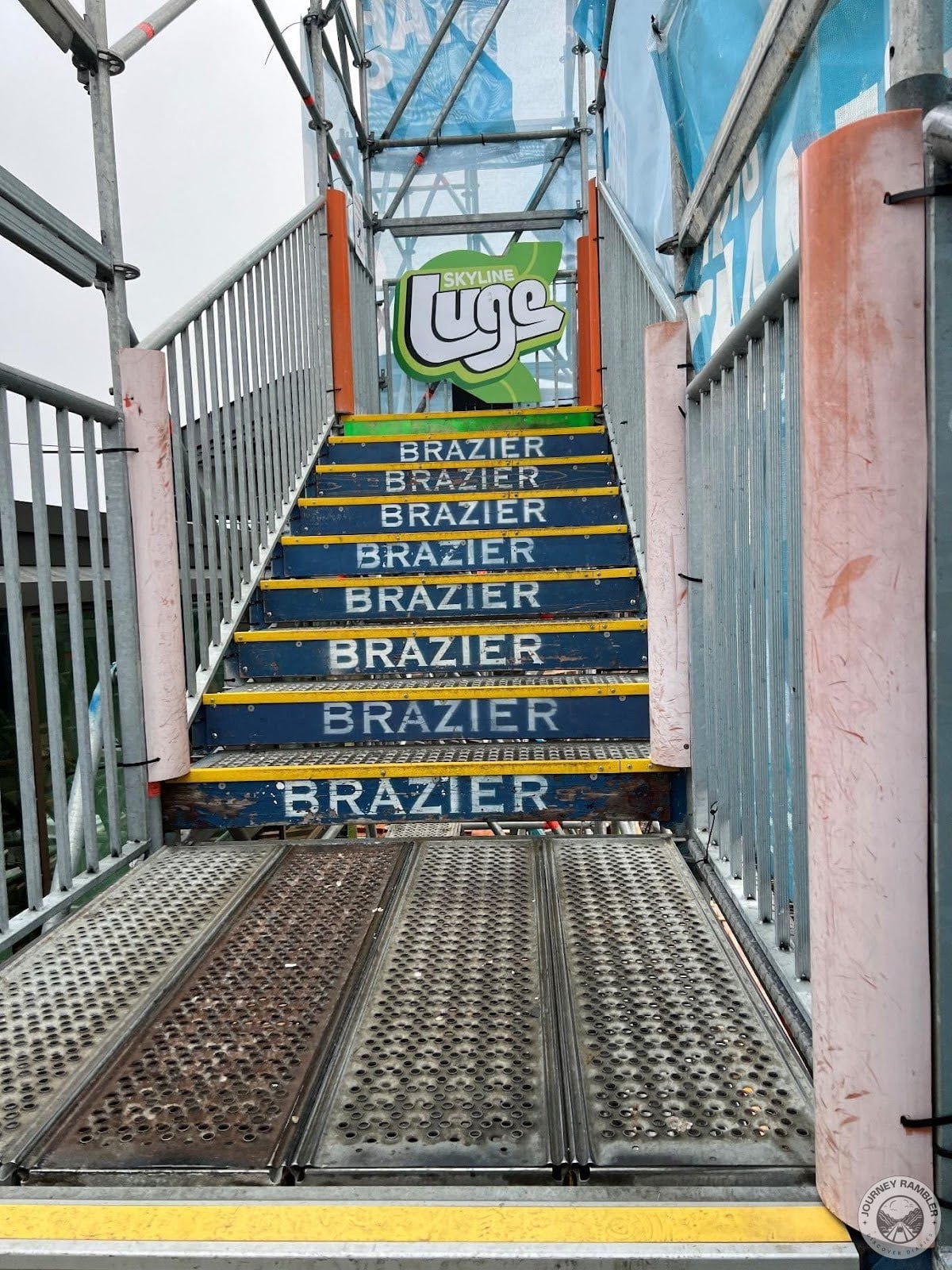 steps leading up to the Skyline Queenstown