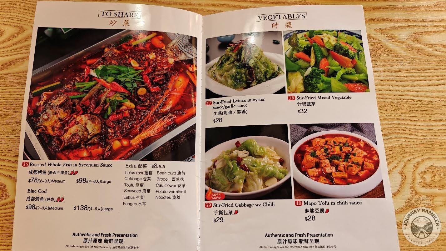 stir-fried cabbage, mapo tofu and stir-fried lettuce