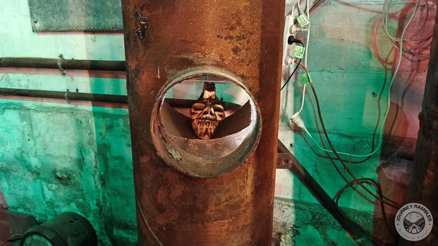 this horrifying skull face then gave me a jump scare