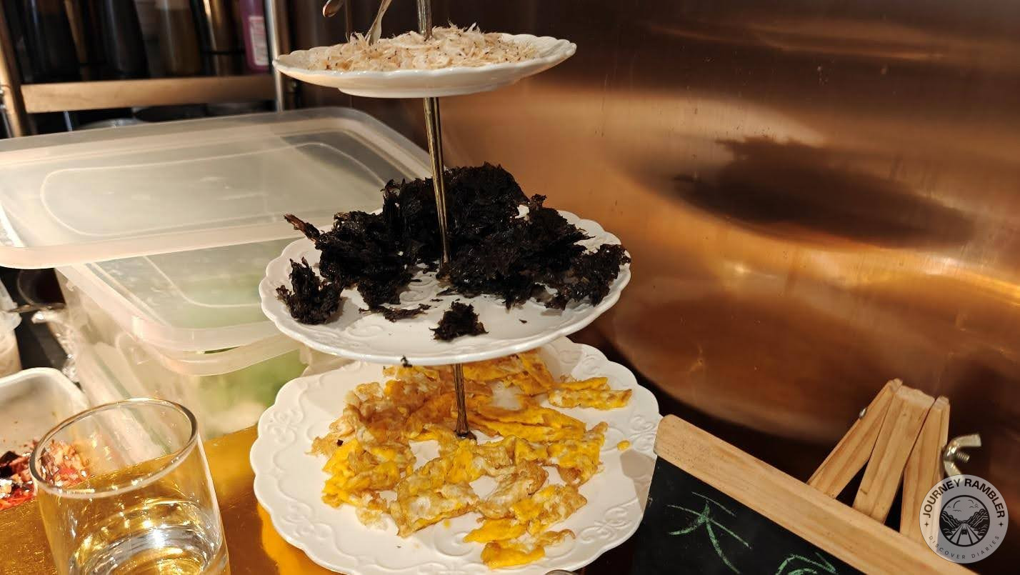 toppings in platters