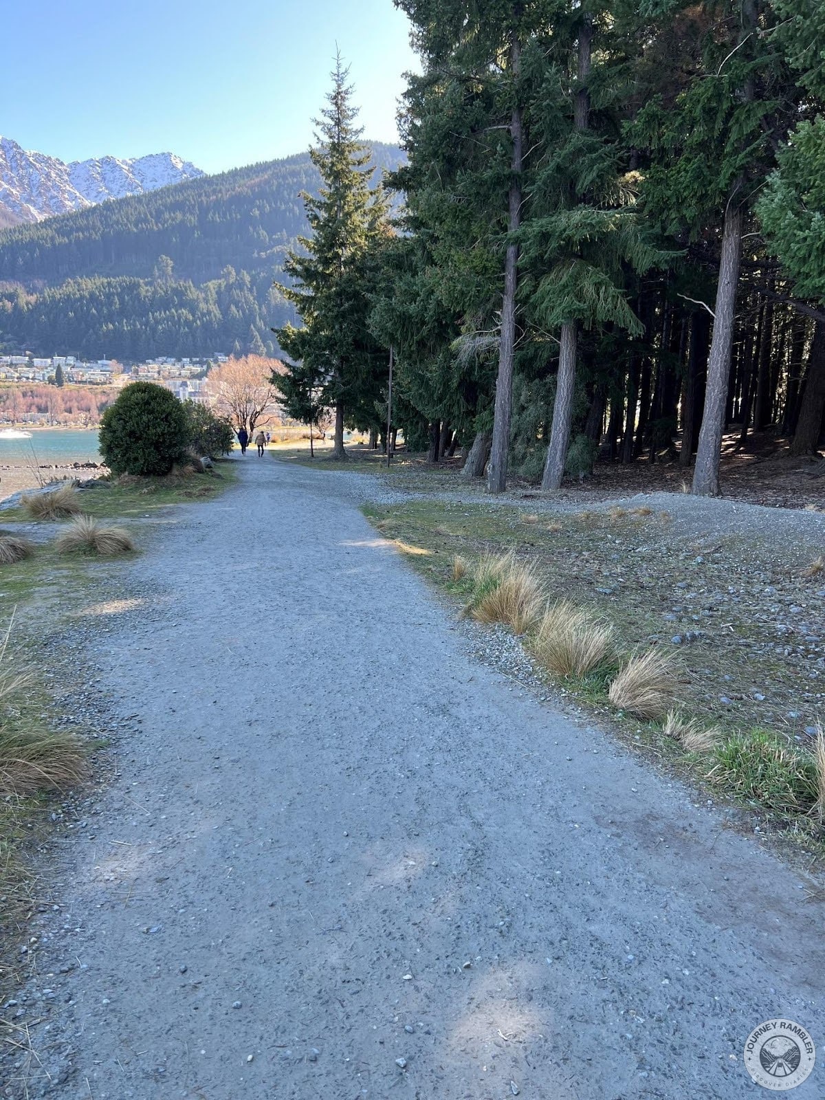 walking trail inside Queenstown Gardens