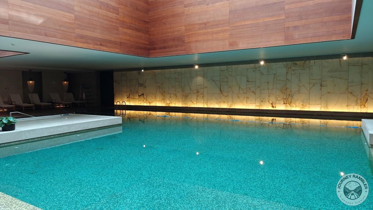 walls had a very interesting pattern