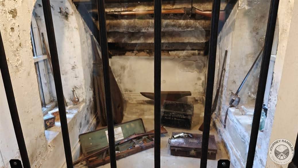 weapons that were kept in the castle