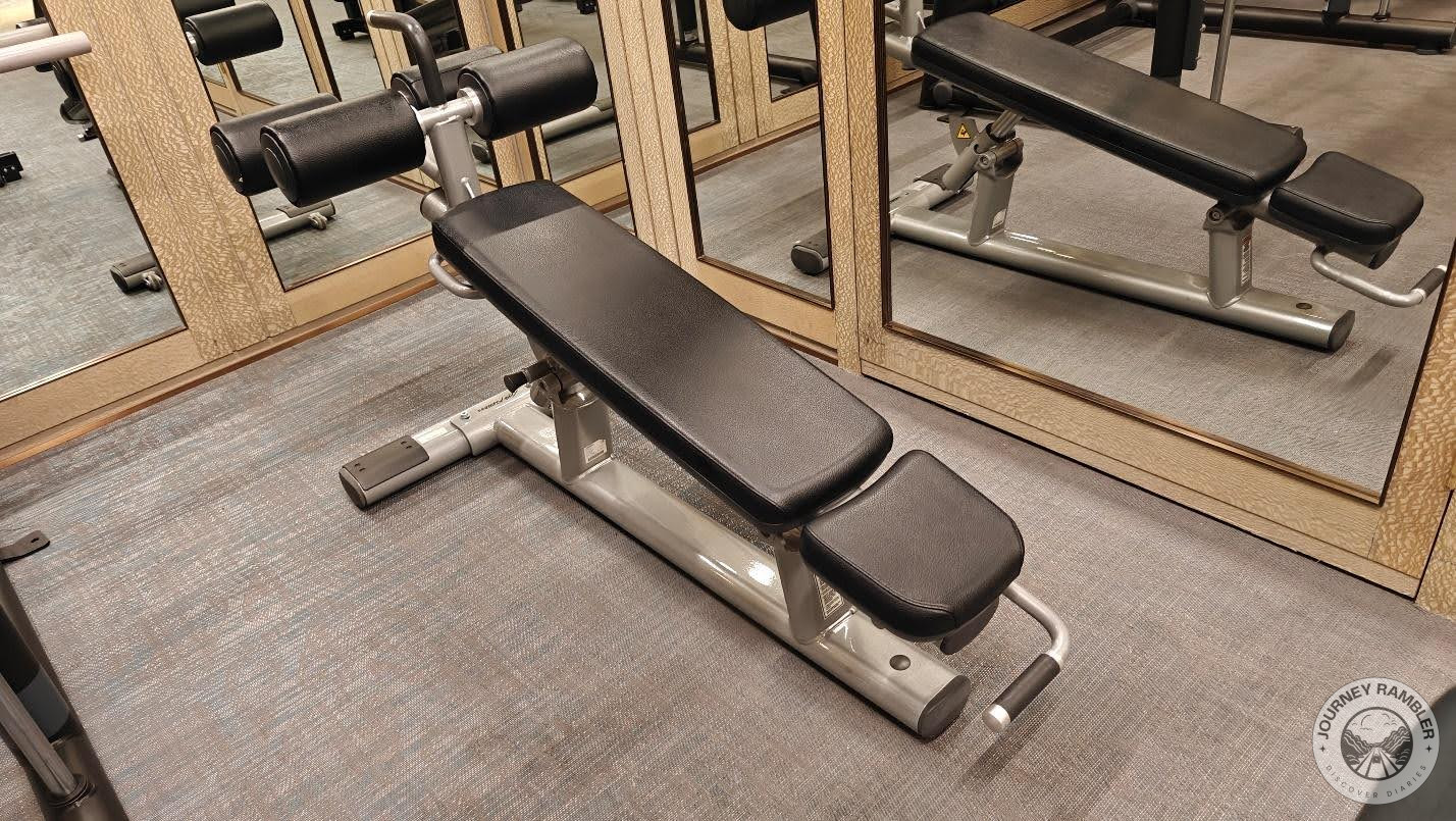 whole gym had mirrors on all sides