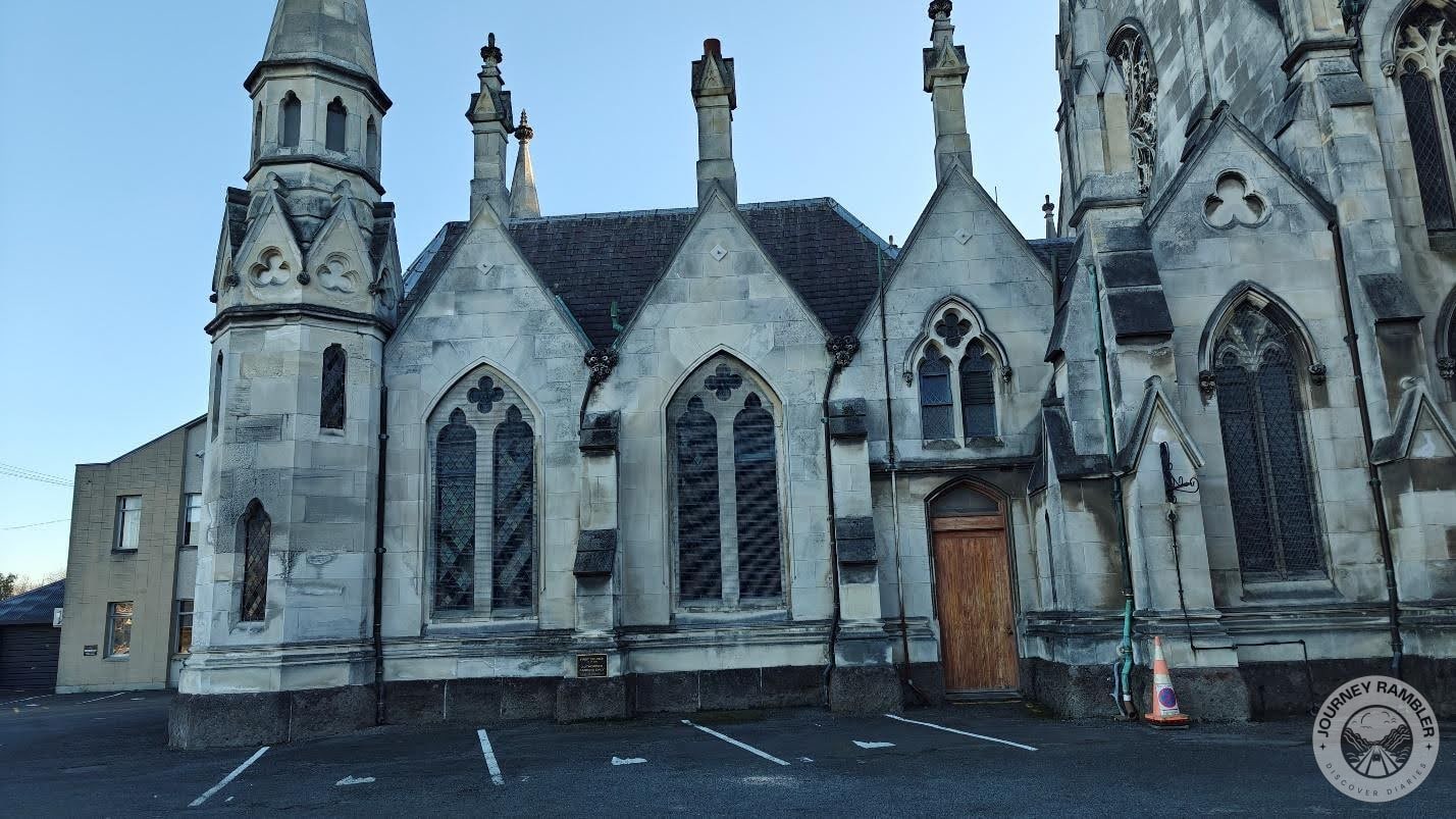 wooden side door which also led inside the church