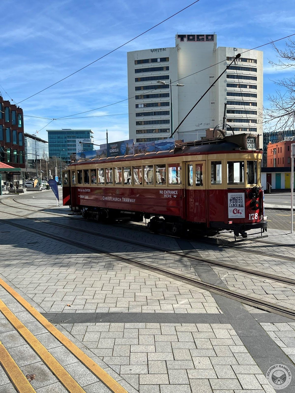 Christchurch city tram