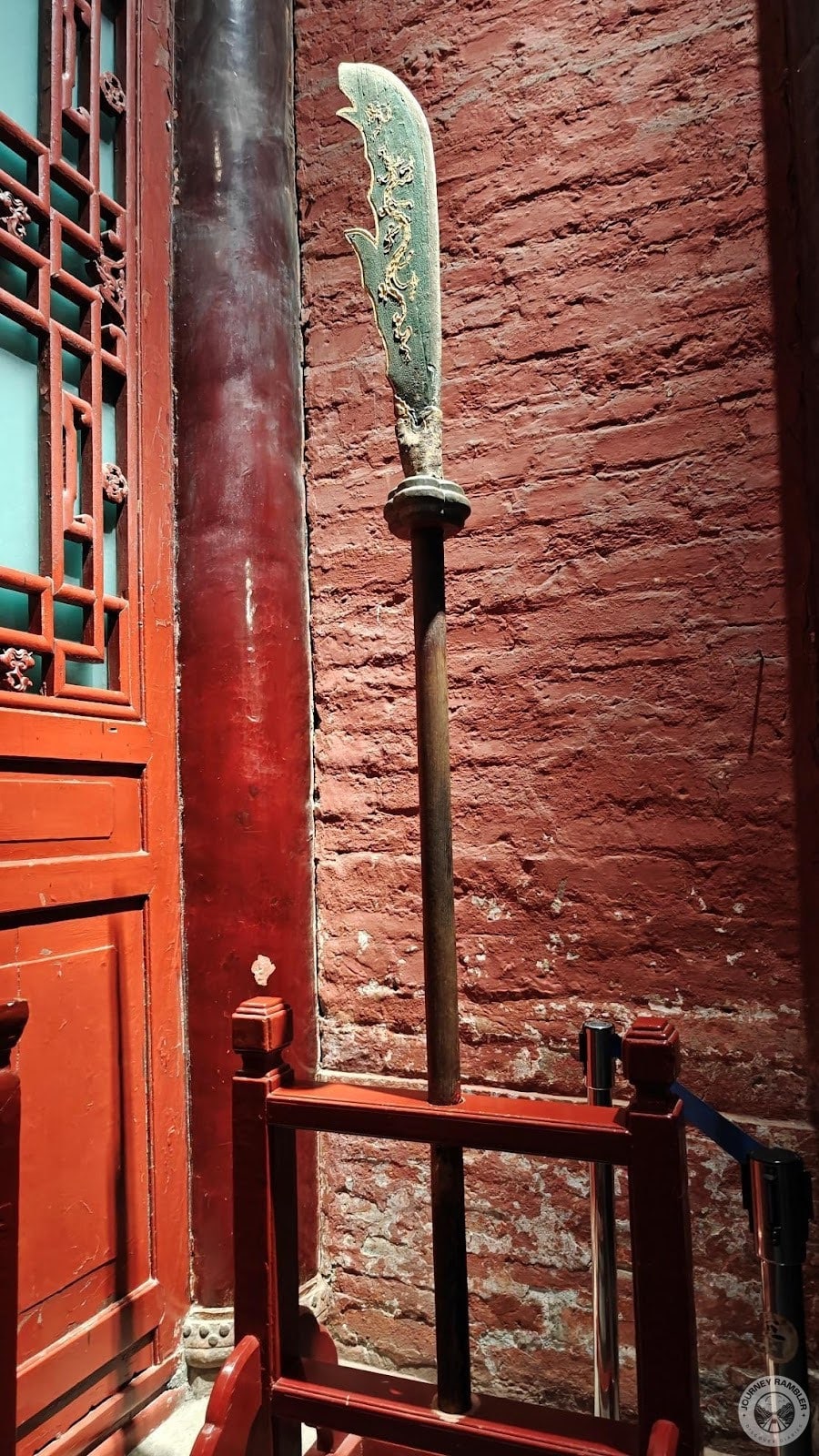 Green Crescent Dragon Blade