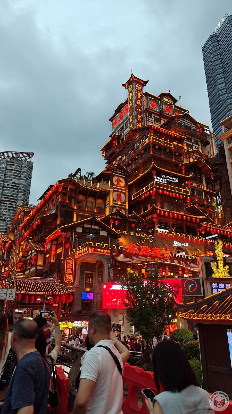 Hongyadong was filled with food courts, restaurants and hotels