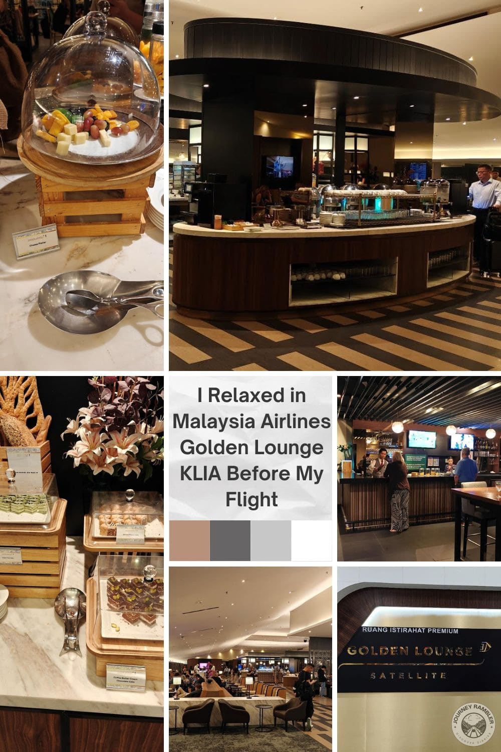 I Relaxed in Malaysia Airlines Golden Lounge KLIA Before My Flight