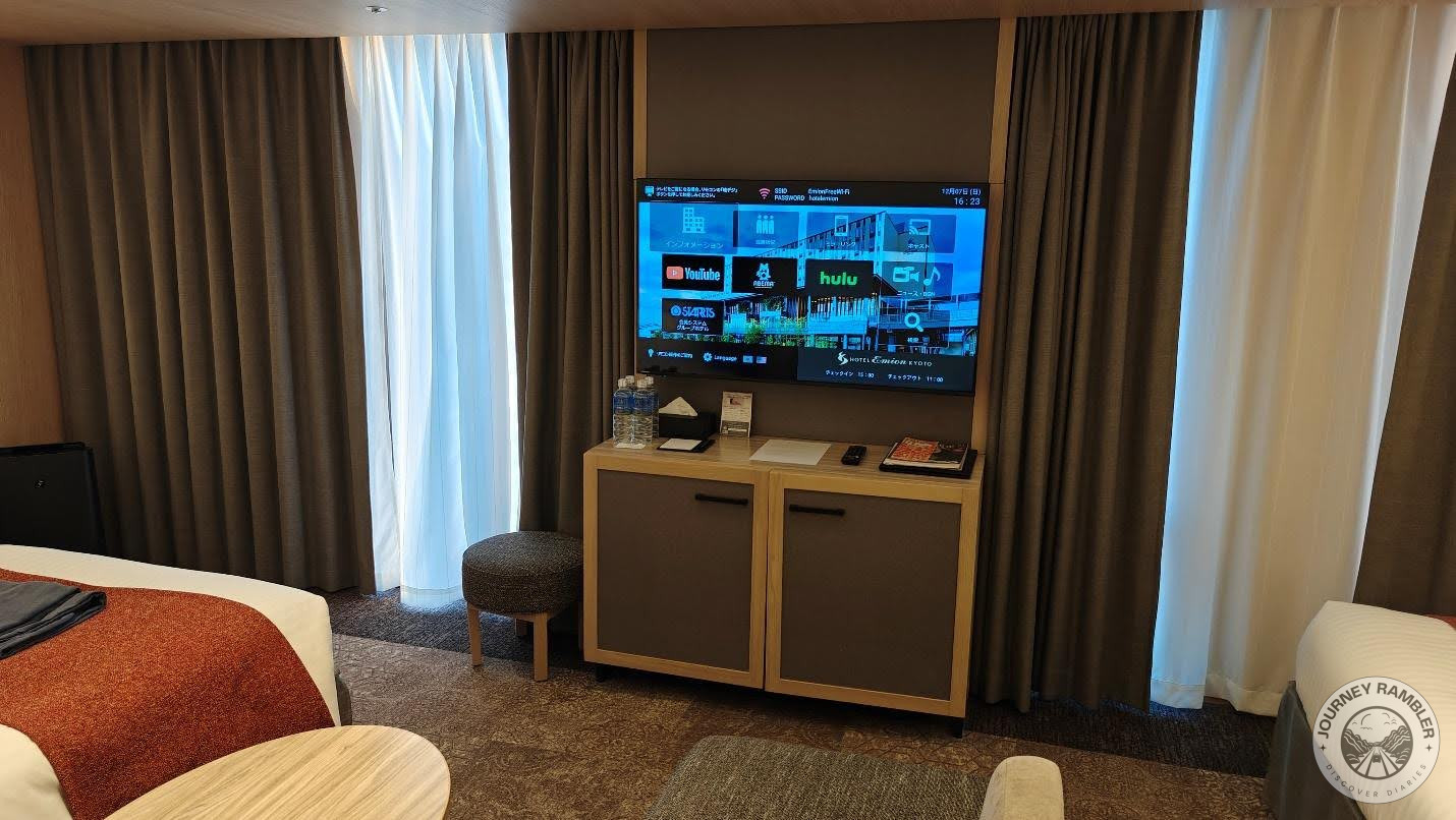 I pulled back the thick brown curtains for more light