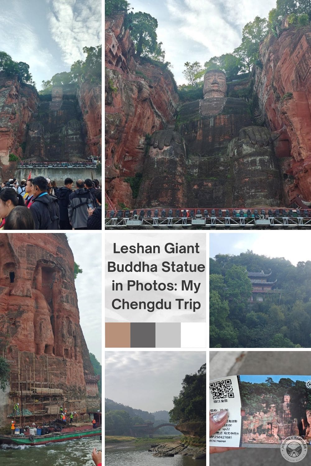 Leshan Giant Buddha Statue in Photos: My Chengdu Trip