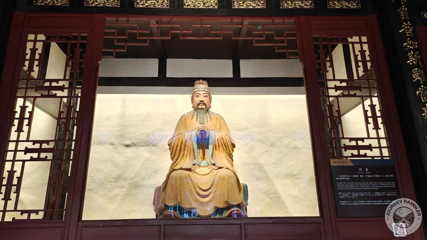 Liu Bei looks much younger