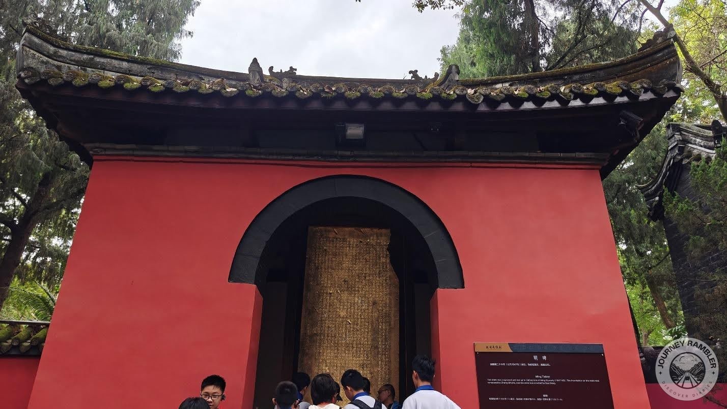 Ming Tablet was housed in a shed