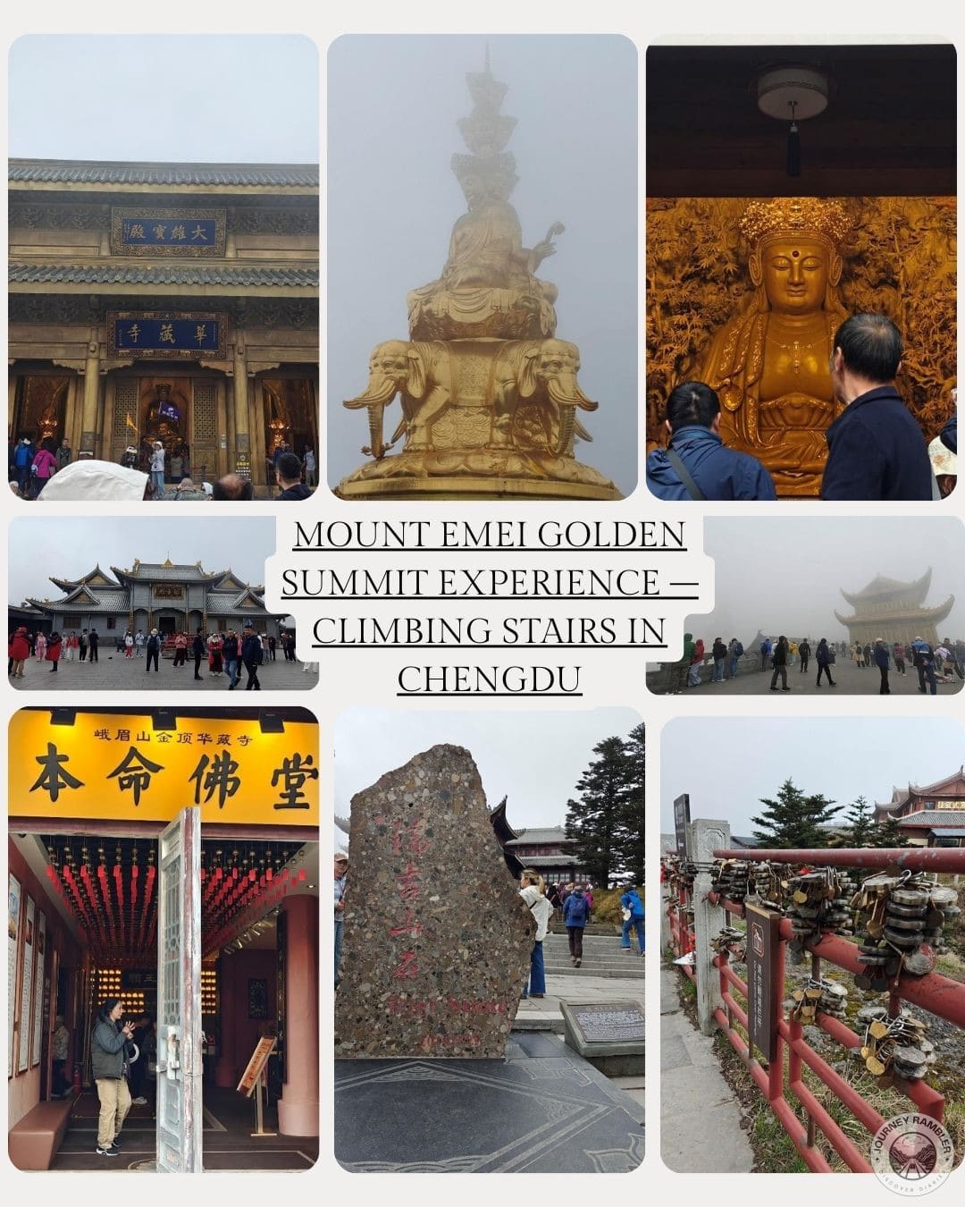 Mount Emei Golden Summit Experience – Climbing Stairs in Chengdu