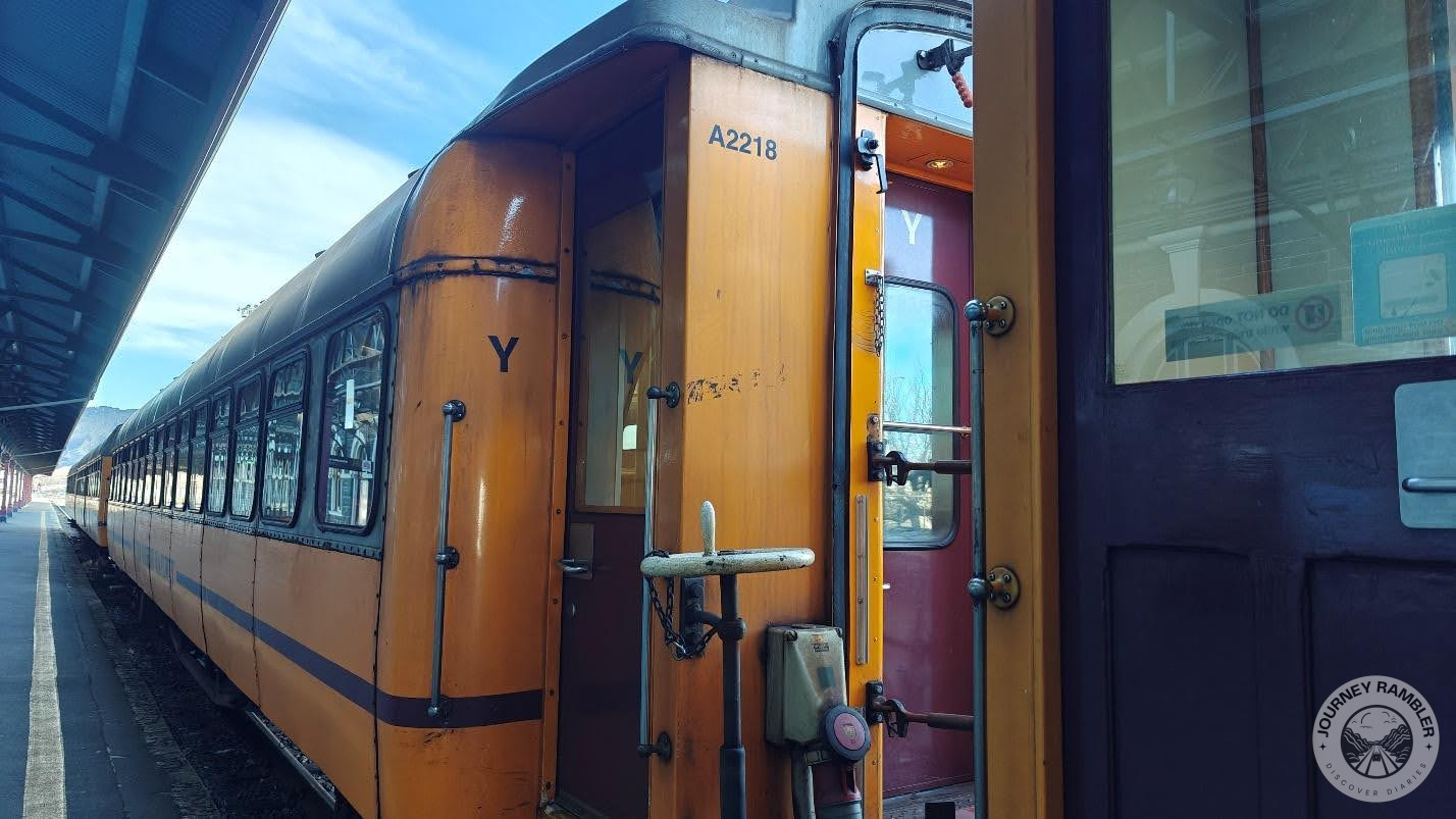 One of the train carriages looked so charming and vintage