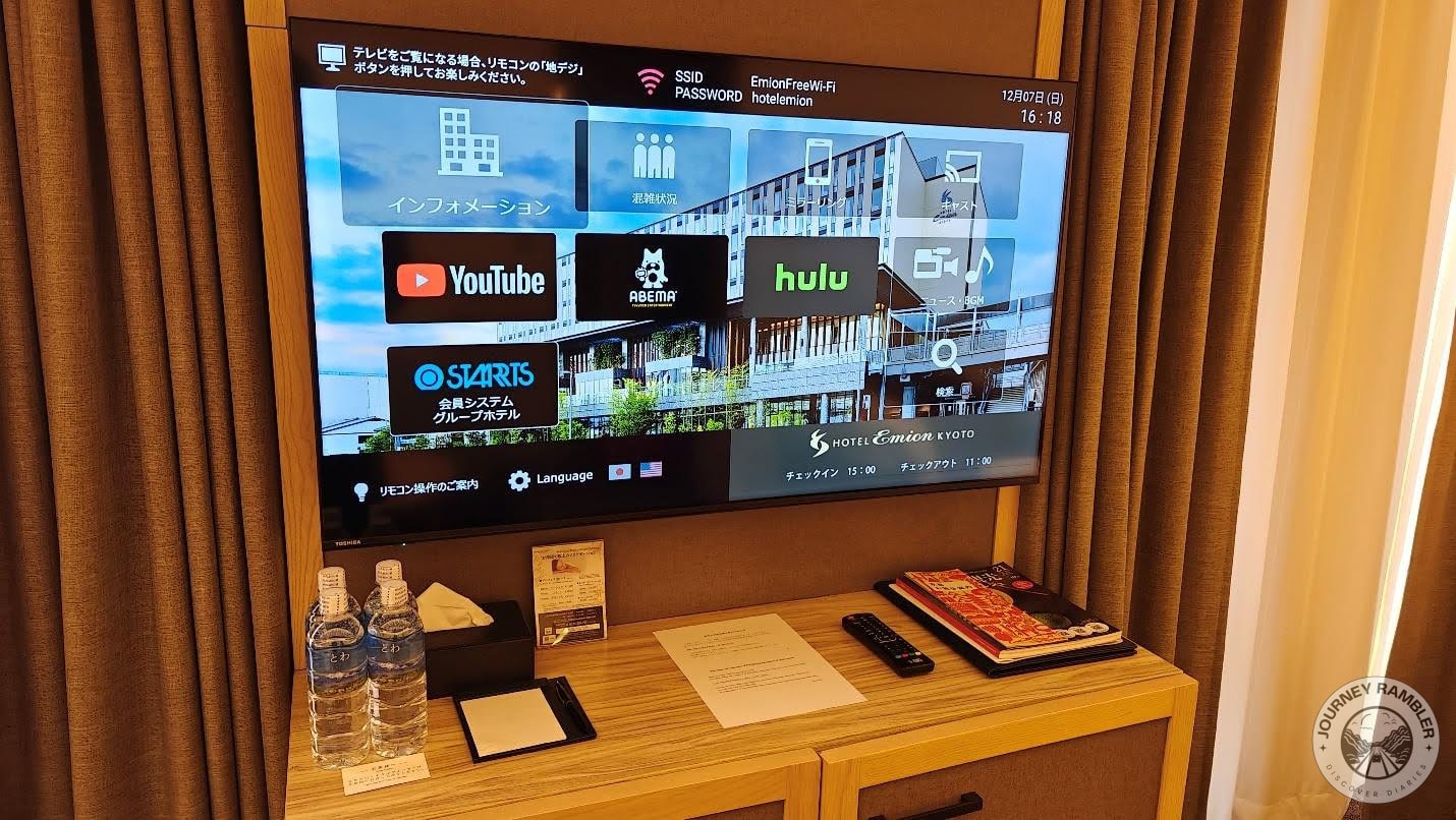 TV with a huge screen