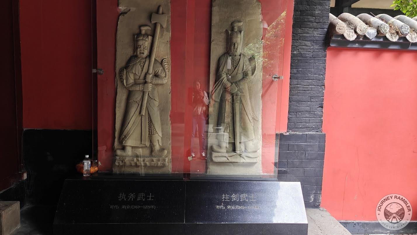 another pair of stone reliefs