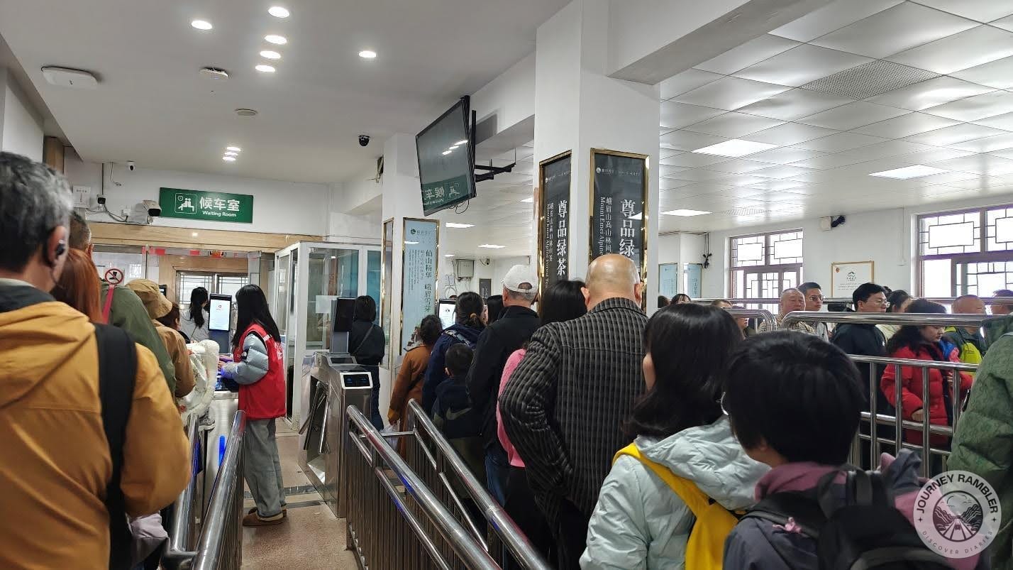 back at the cable car terminal