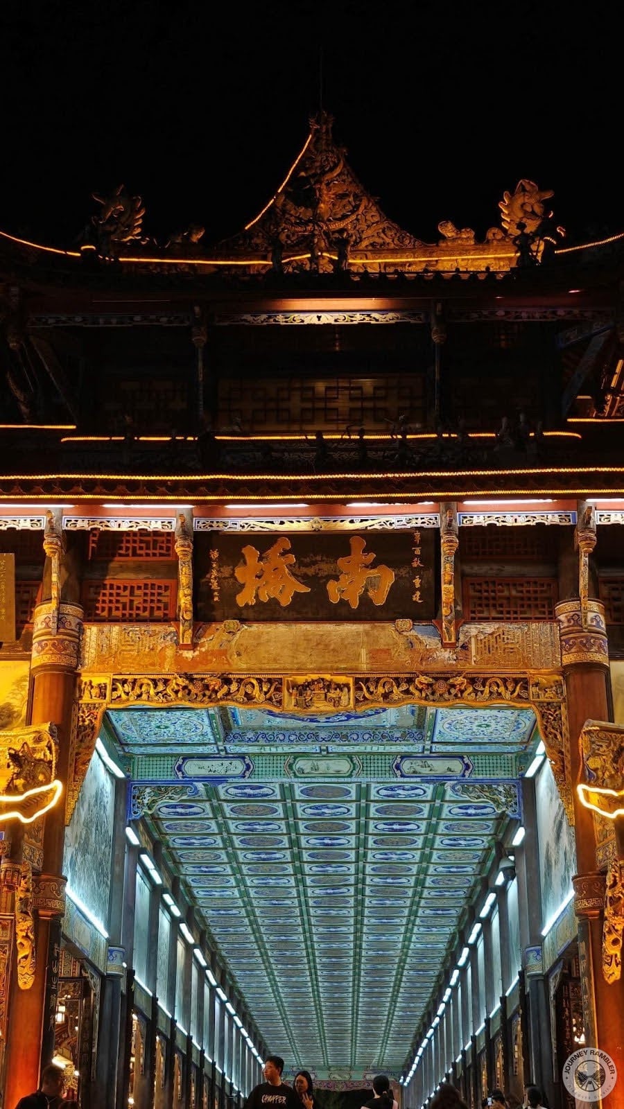 bridge's ceiling from outside