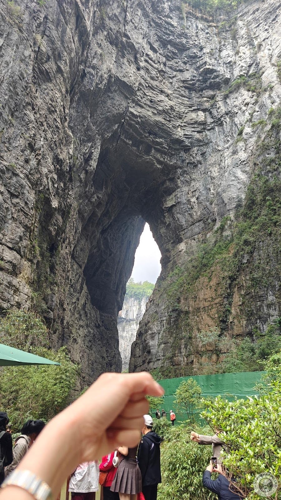 cracks and gaps between the mountains almost looked like an ice cream cone