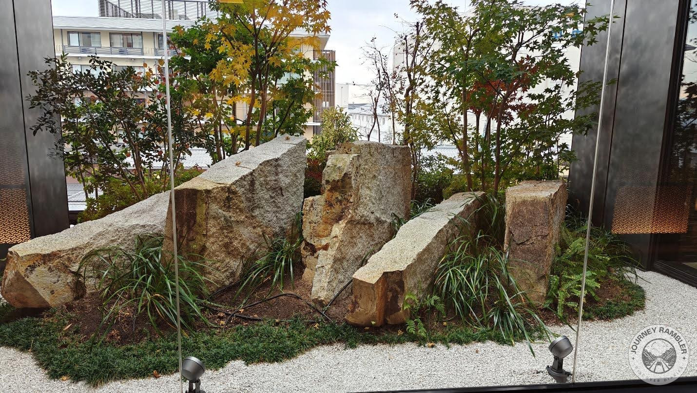 garden was protected behind a layer of glass