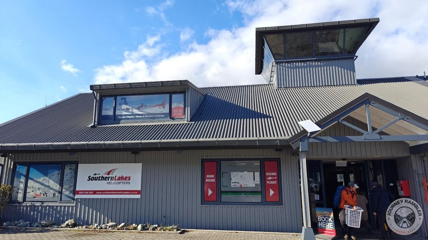 helicopter ride to the Tasman Glacier