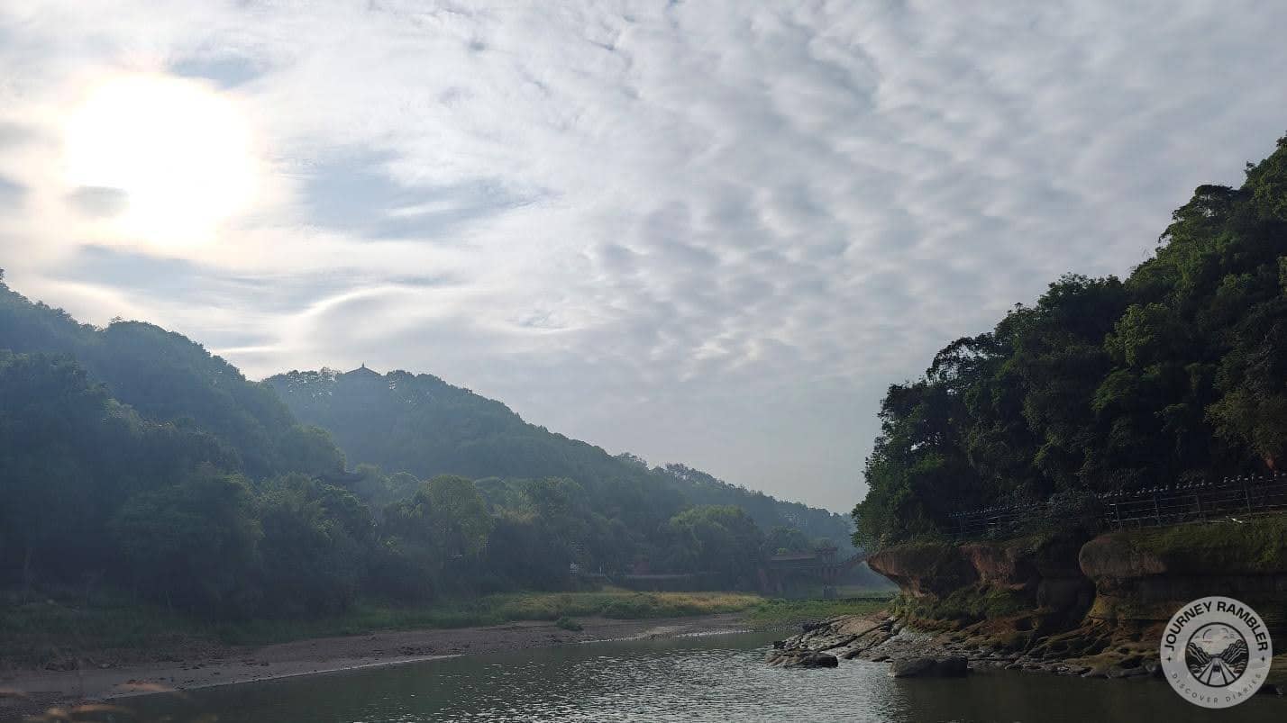 how the river looked during the sightseeing tour