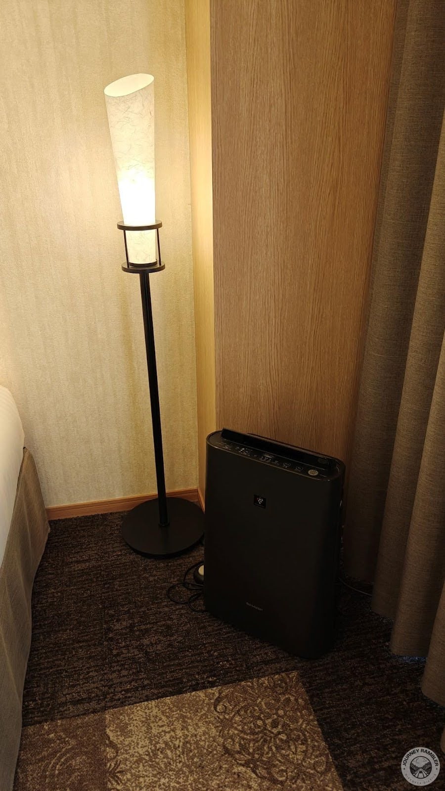 lamp almost looked like an old-fashioned torch