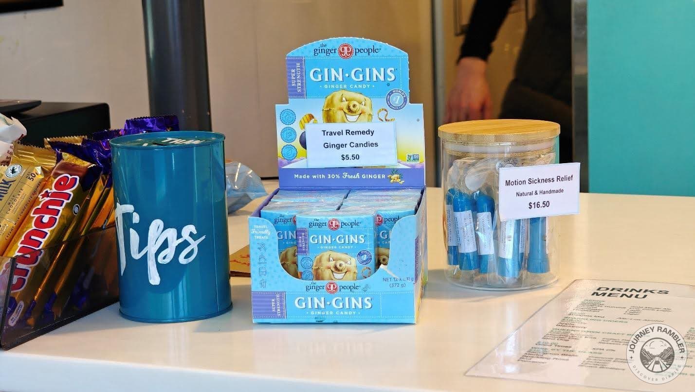 motion sickness and travel remedy snacks