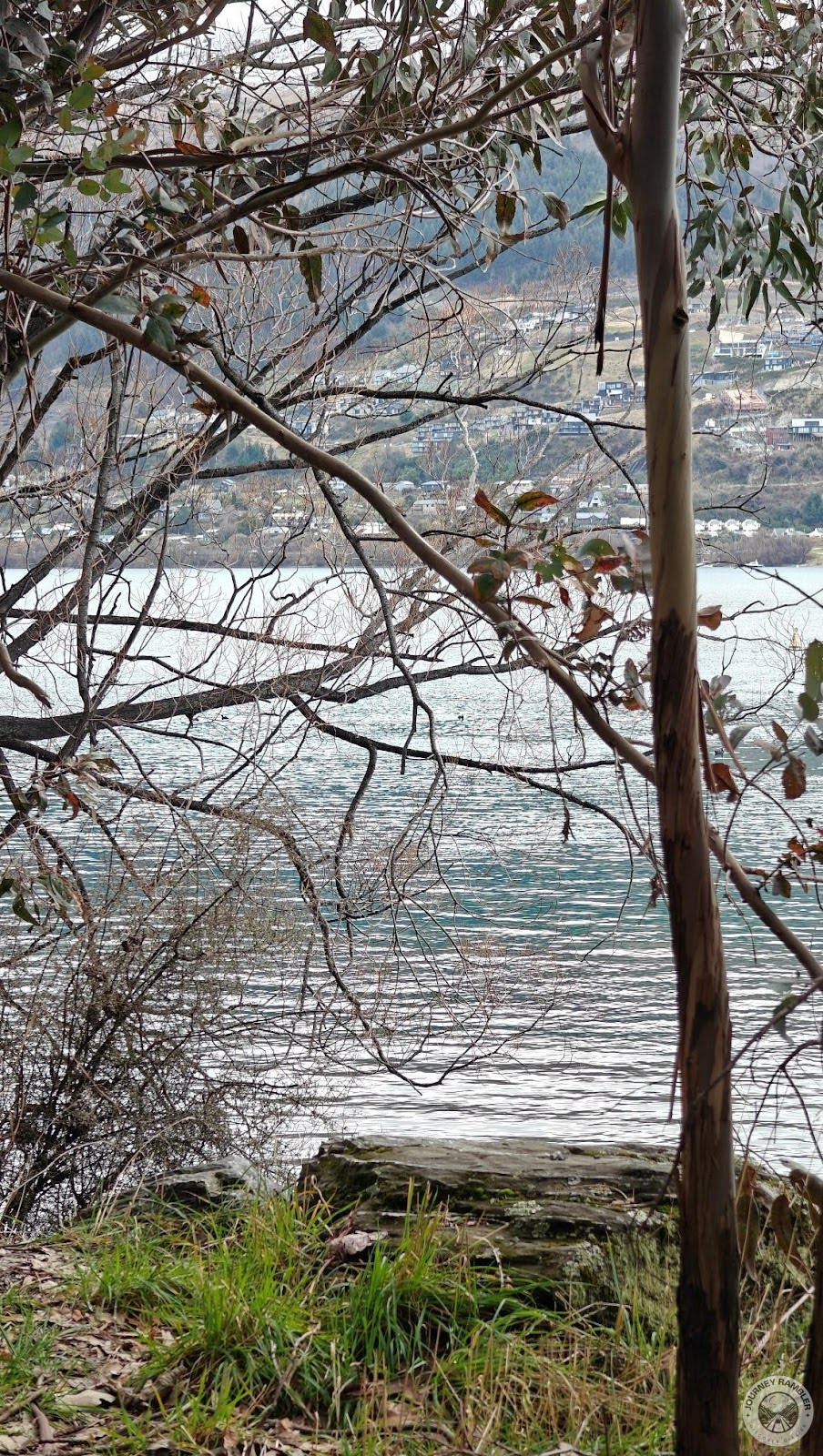 neighboring farms, villages and towns could all be seen from the lakeside