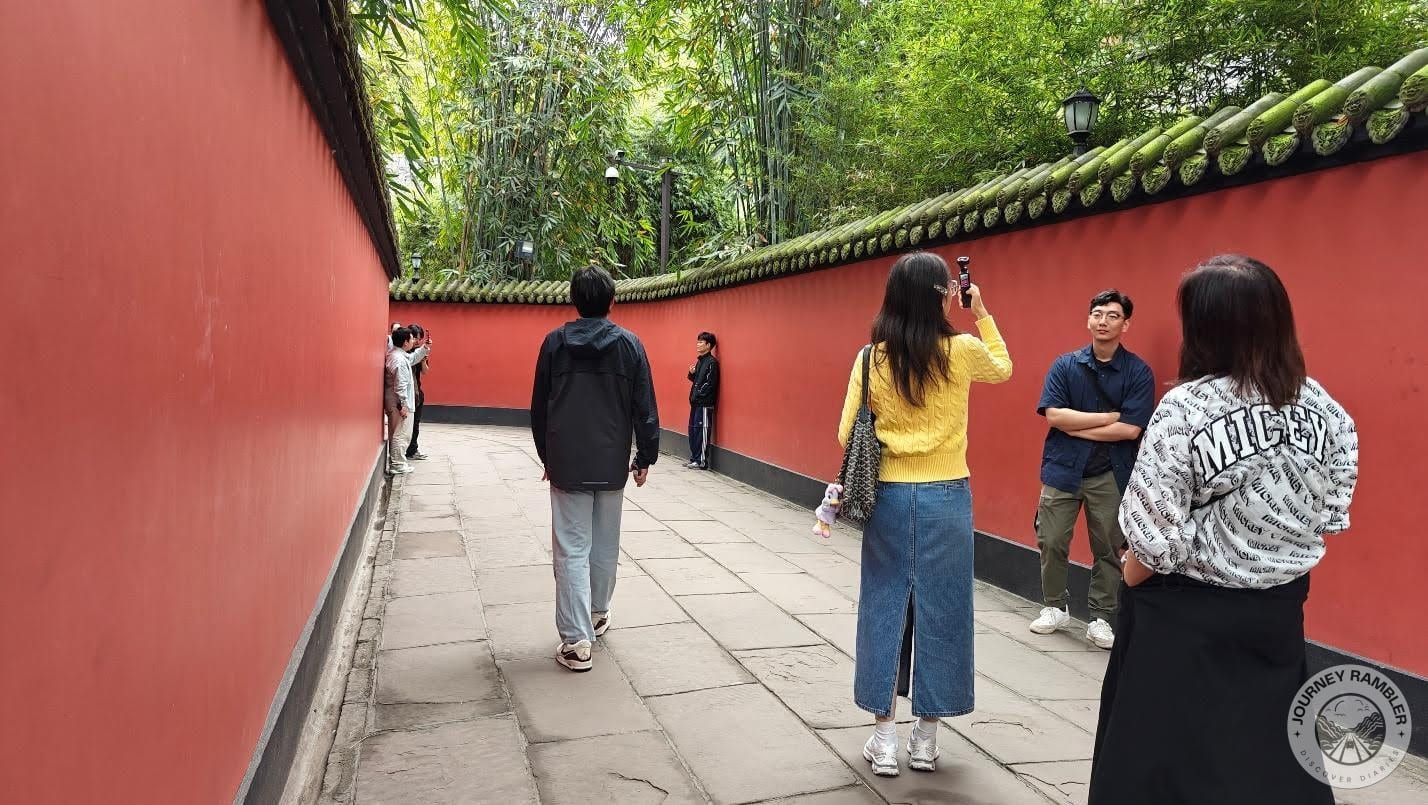 people in Red Walled Alley