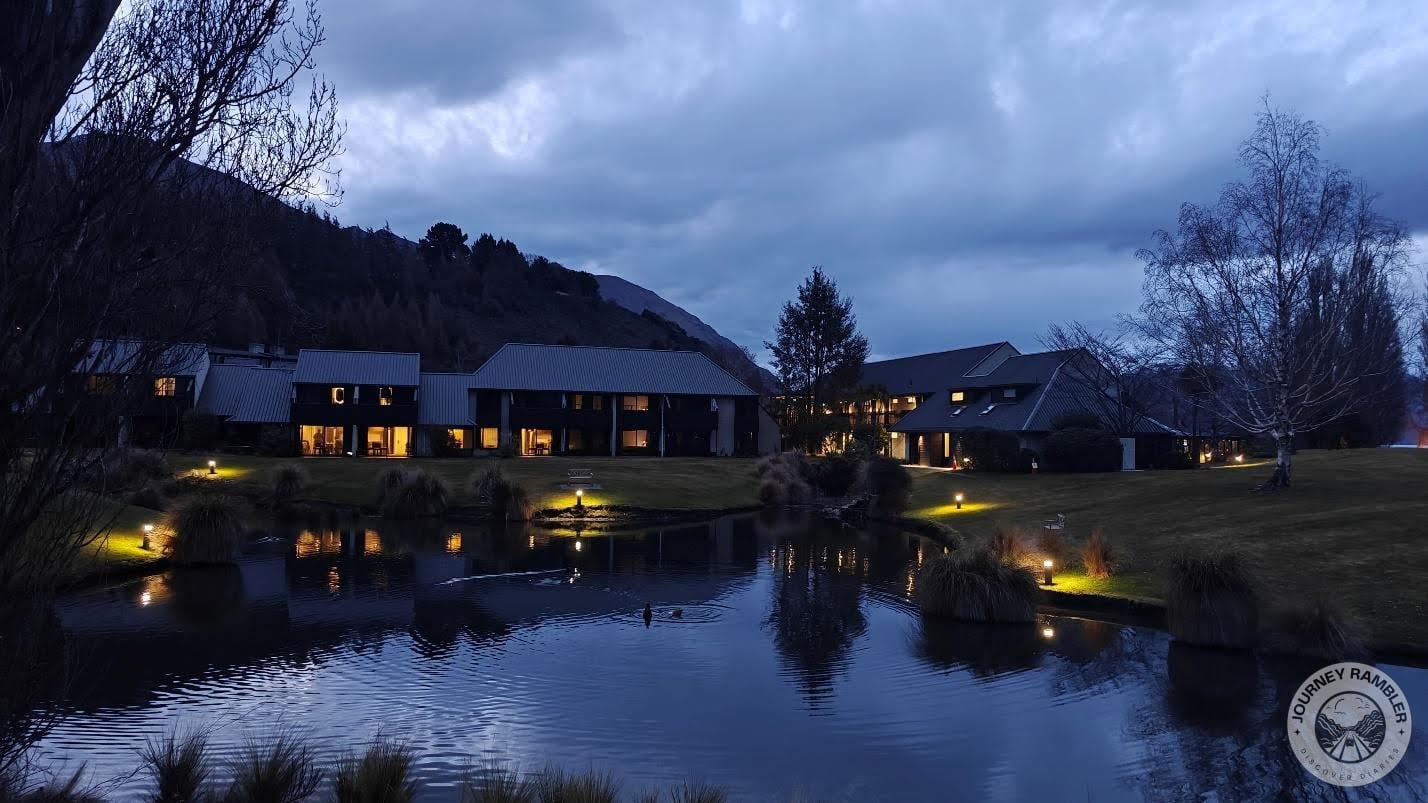 picture of the resort as evening started to fall