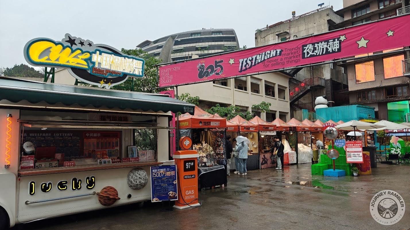 plenty of food stalls and eateries