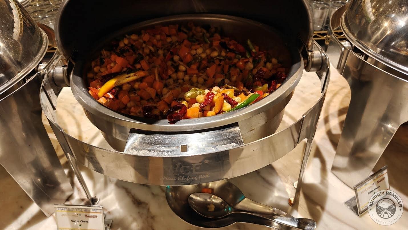 salad with carrots and black gram