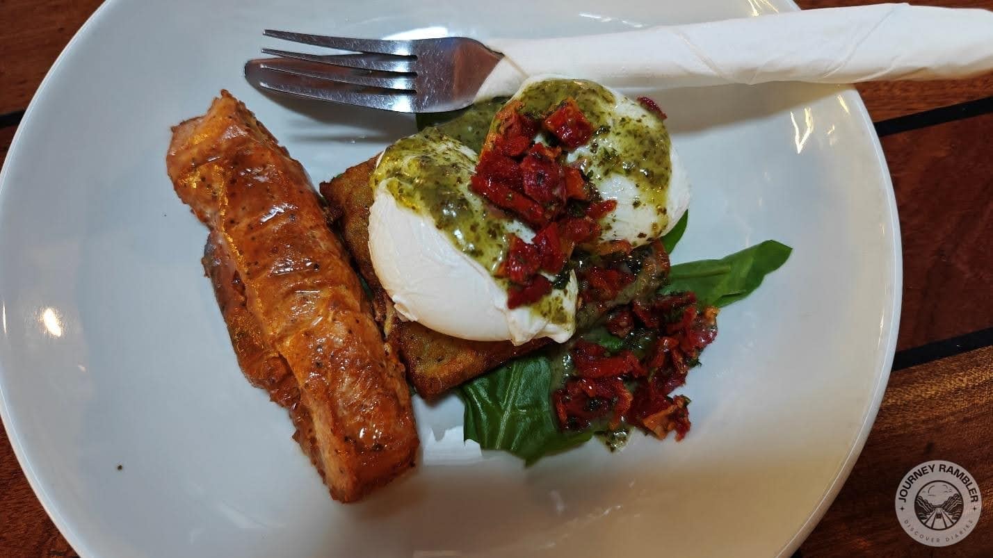 salmon and Eggs Benedict