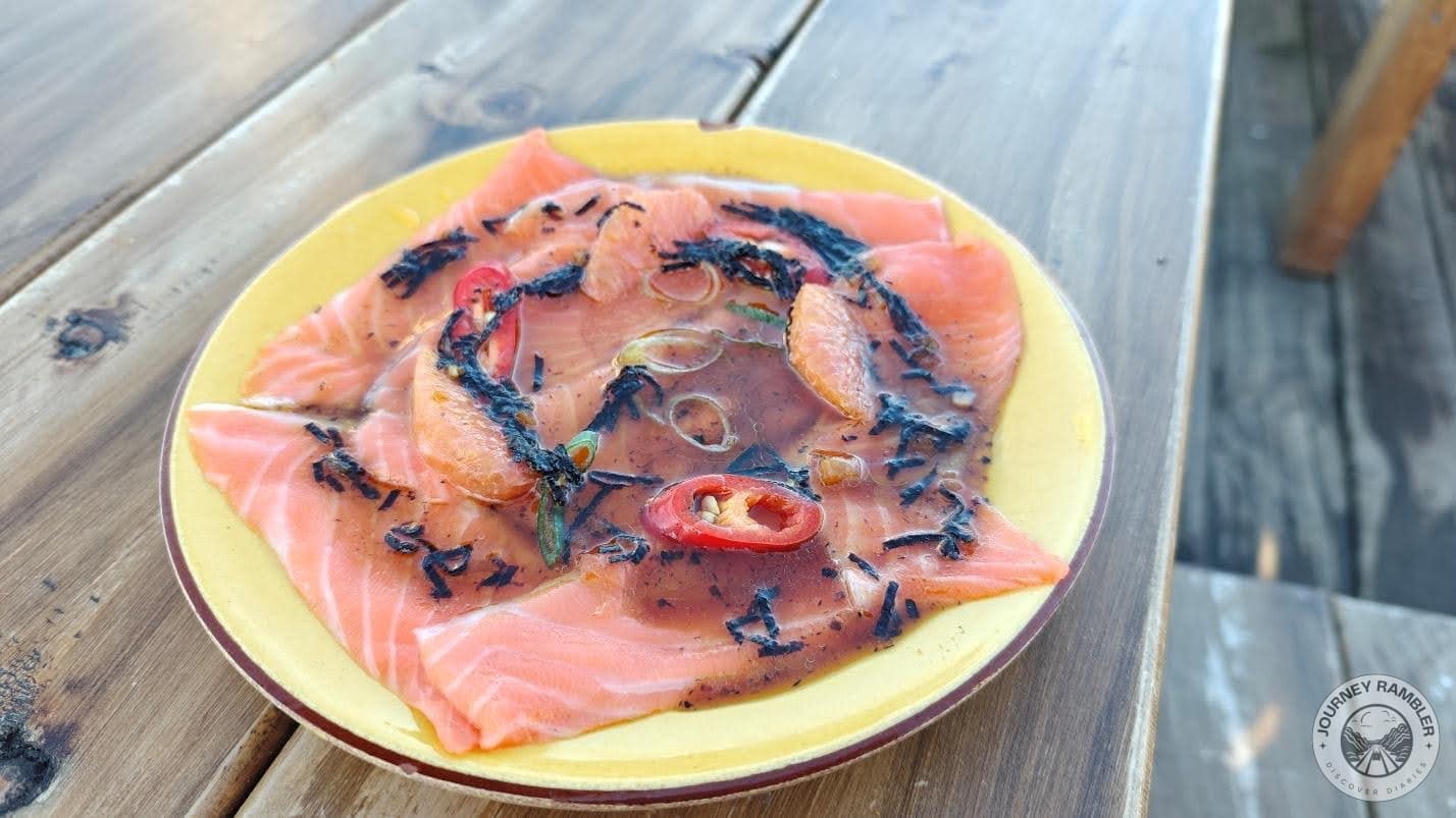 salmon was really fresh and tasty