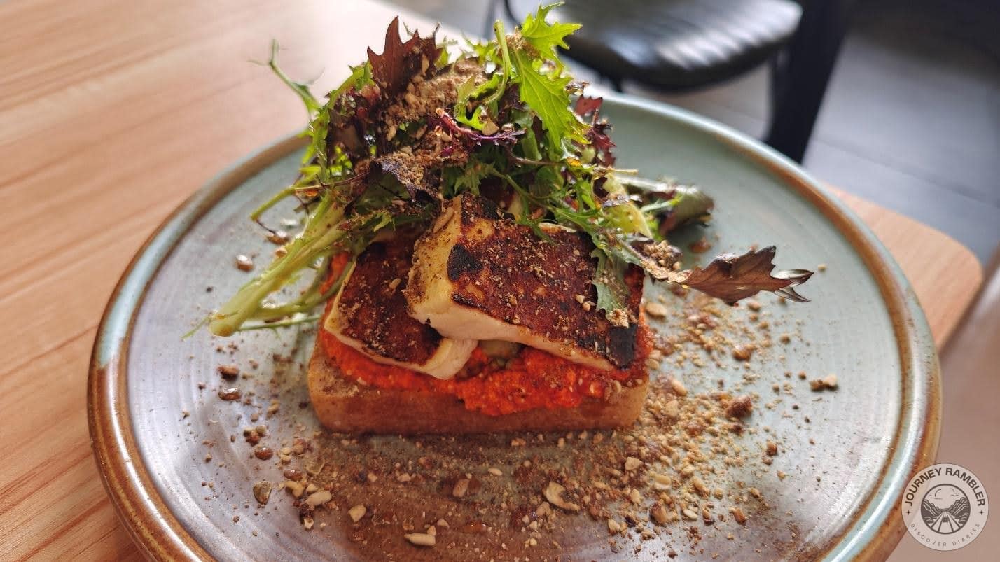 smashed avocado and toast