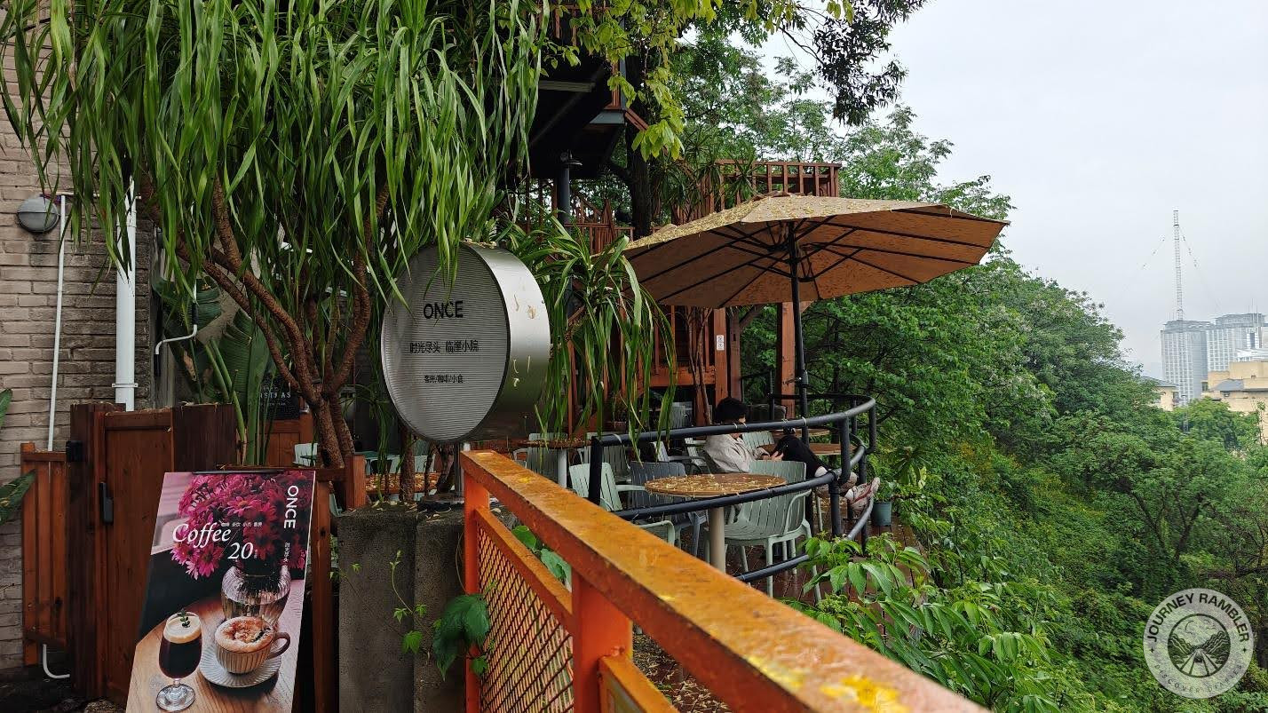 some balcony type spaces