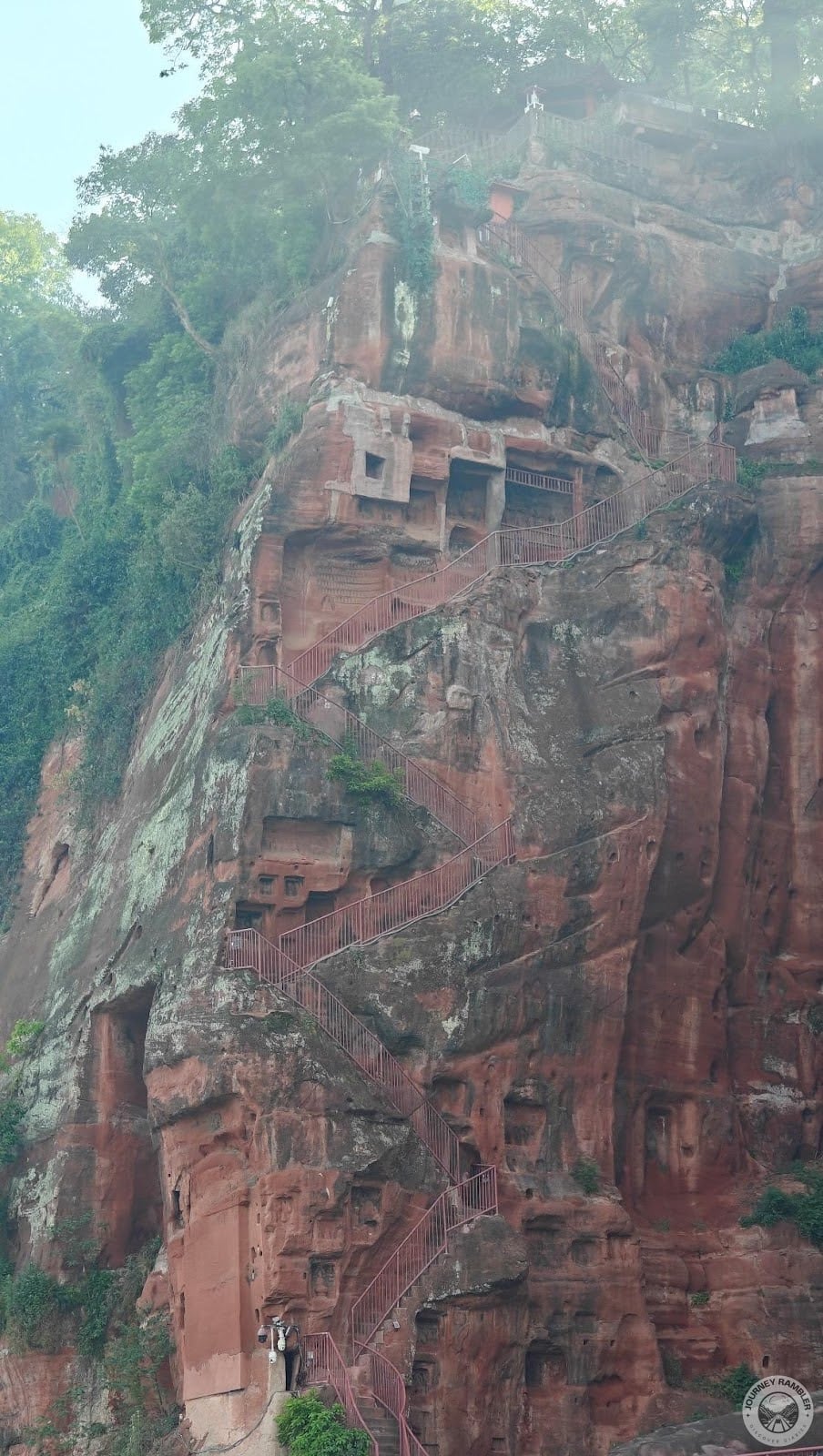 stairs are as old as the Giant Buddha statue itself