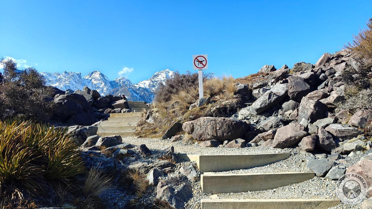 stairs on my way to the glacier