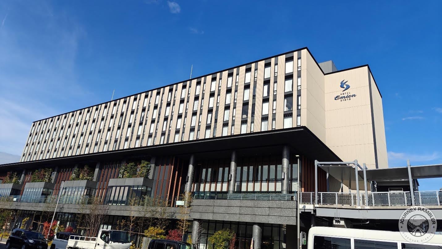 staying at the Emion Hotel in Kyoto