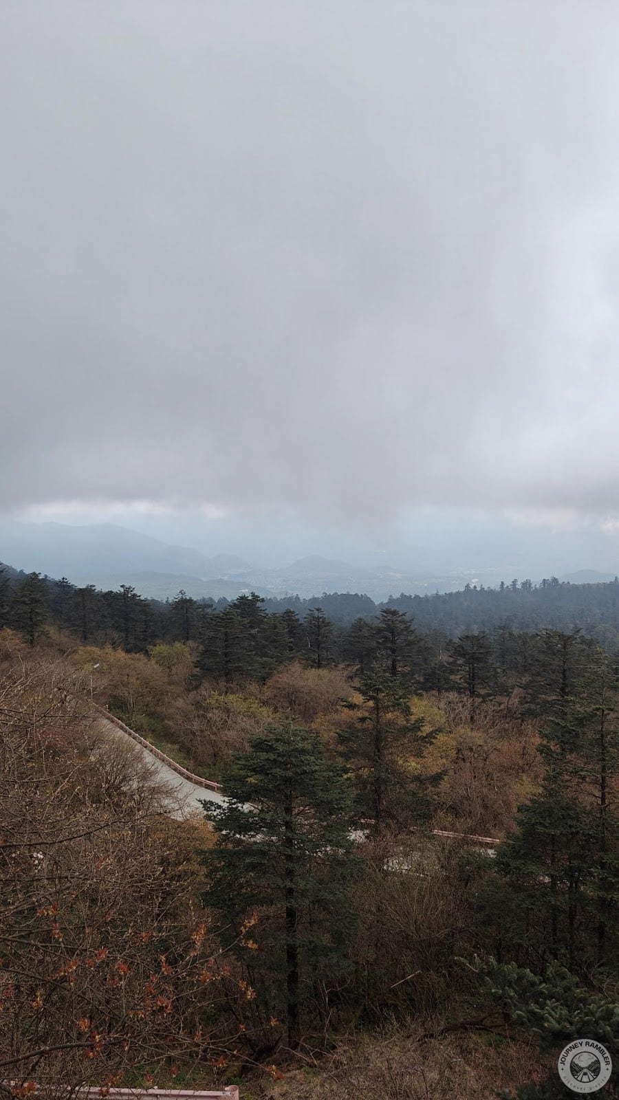 view from cable car area