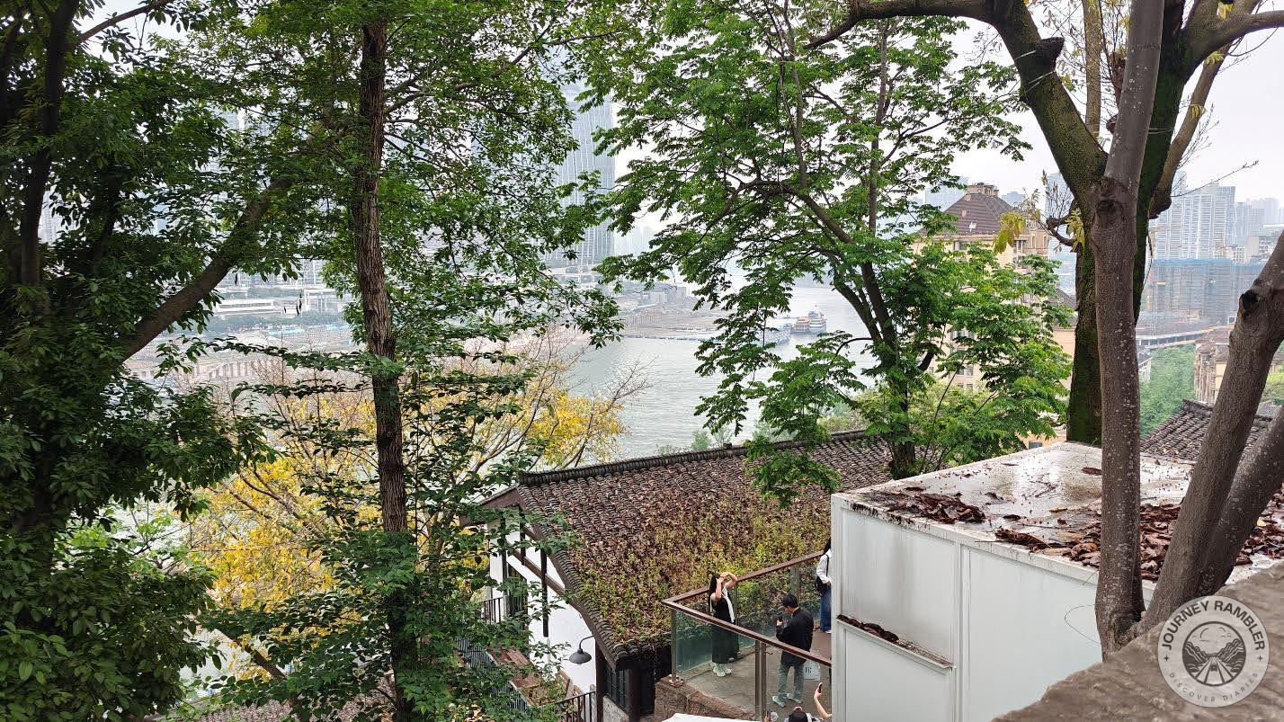 view of the Yangtze River and the Yuzhong district